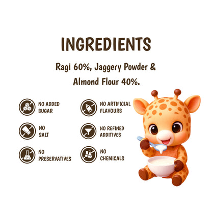 Junior's Nutrition Instant Ragi Almond Mix (250 GM)