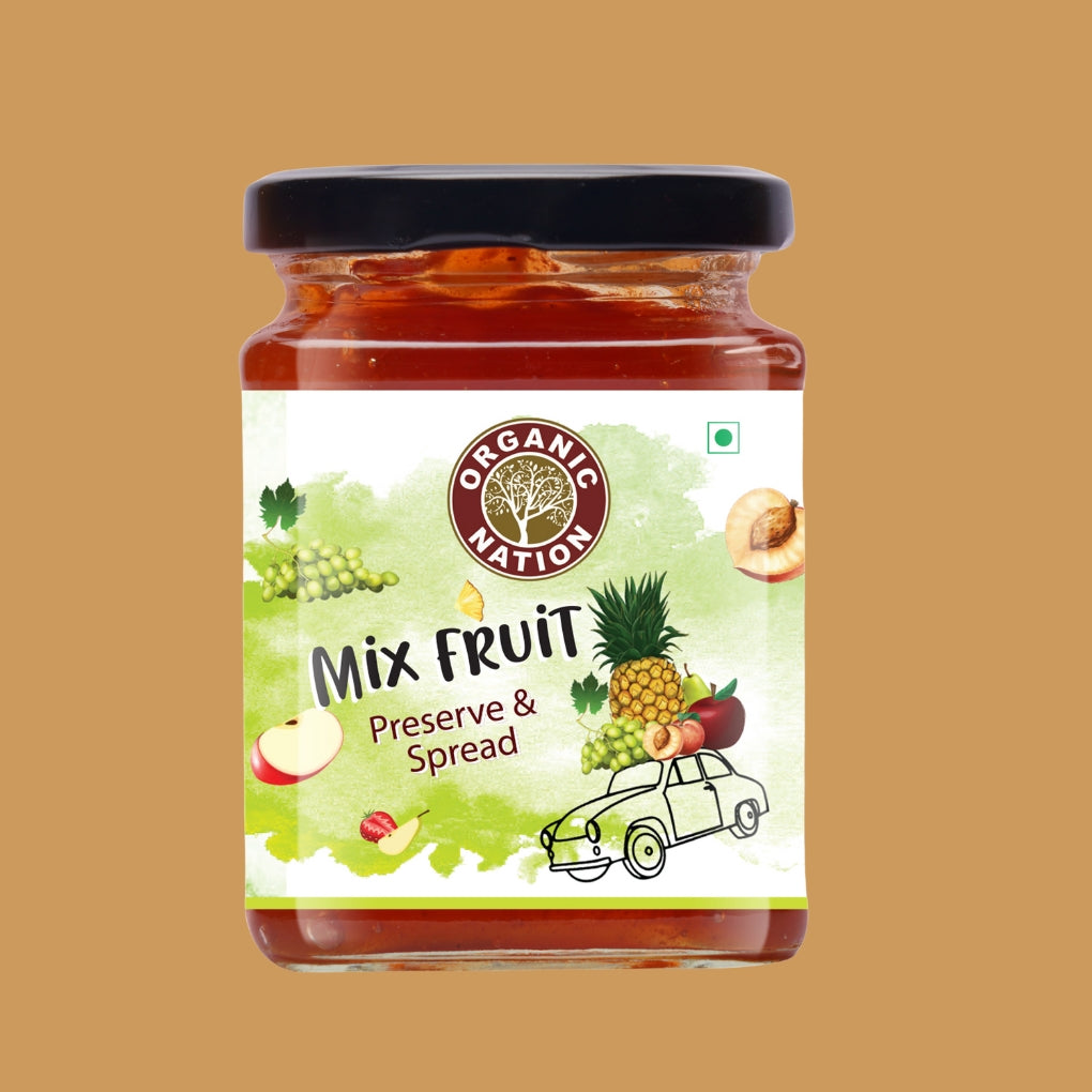 Organic Nation Mixed Fruit Conserve (340 GM)