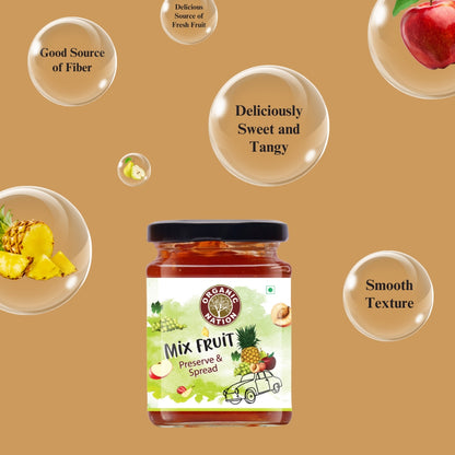 Organic Nation Mixed Fruit Conserve (340 GM)