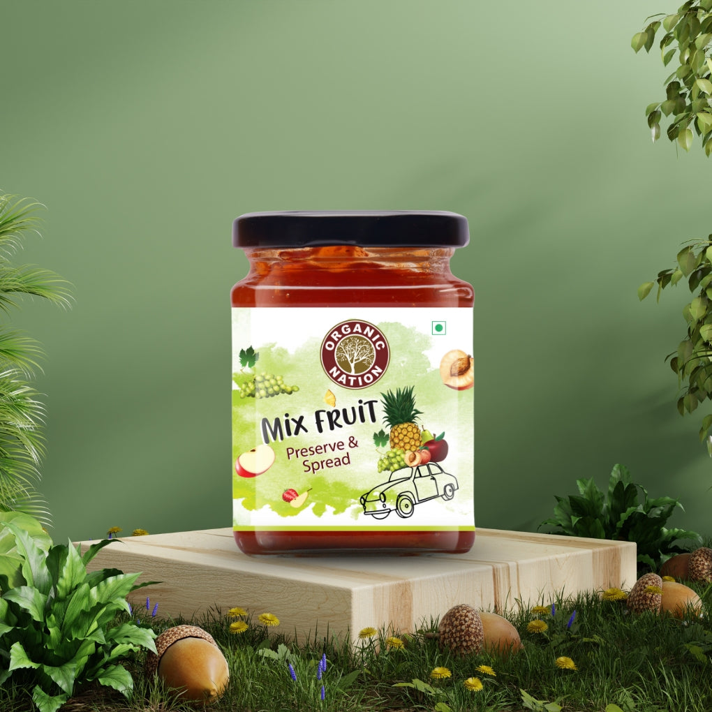 Organic Nation Mixed Fruit Conserve (340 GM)