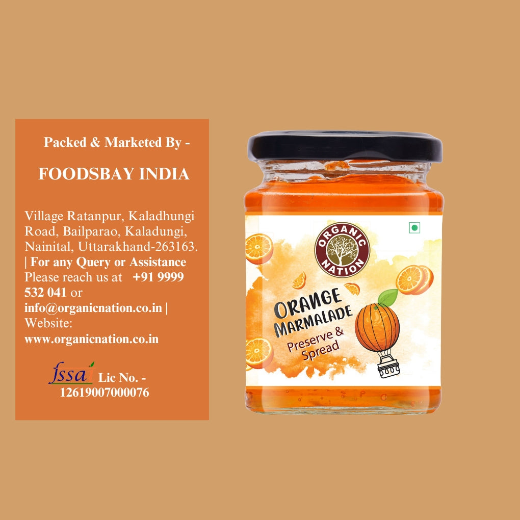Organic Nation Orange Marmalade (340 GM)