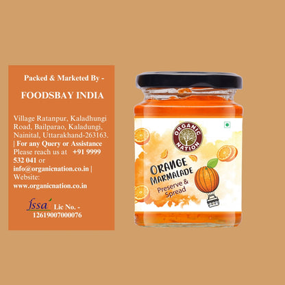 Organic Nation Orange Marmalade (340 GM)