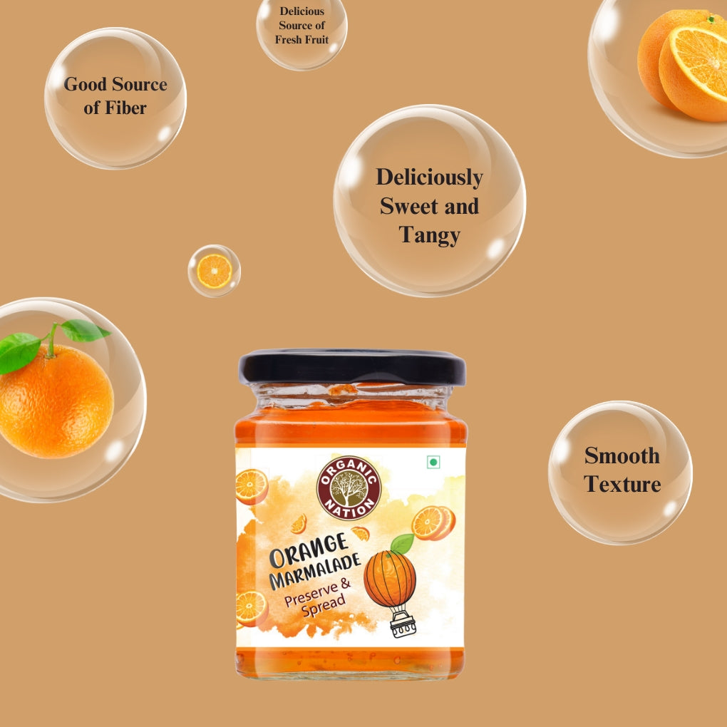 Organic Nation Orange Marmalade (340 GM)