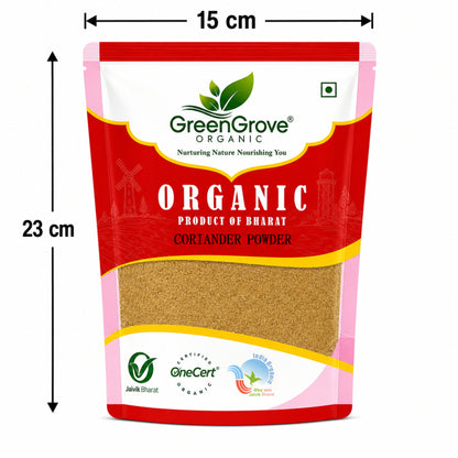 GreenGrove Organic Coriander Powder (250 GM) (PACK OF 2)