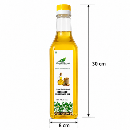 GreenGrove Organic Groundnut Oil (1 L)