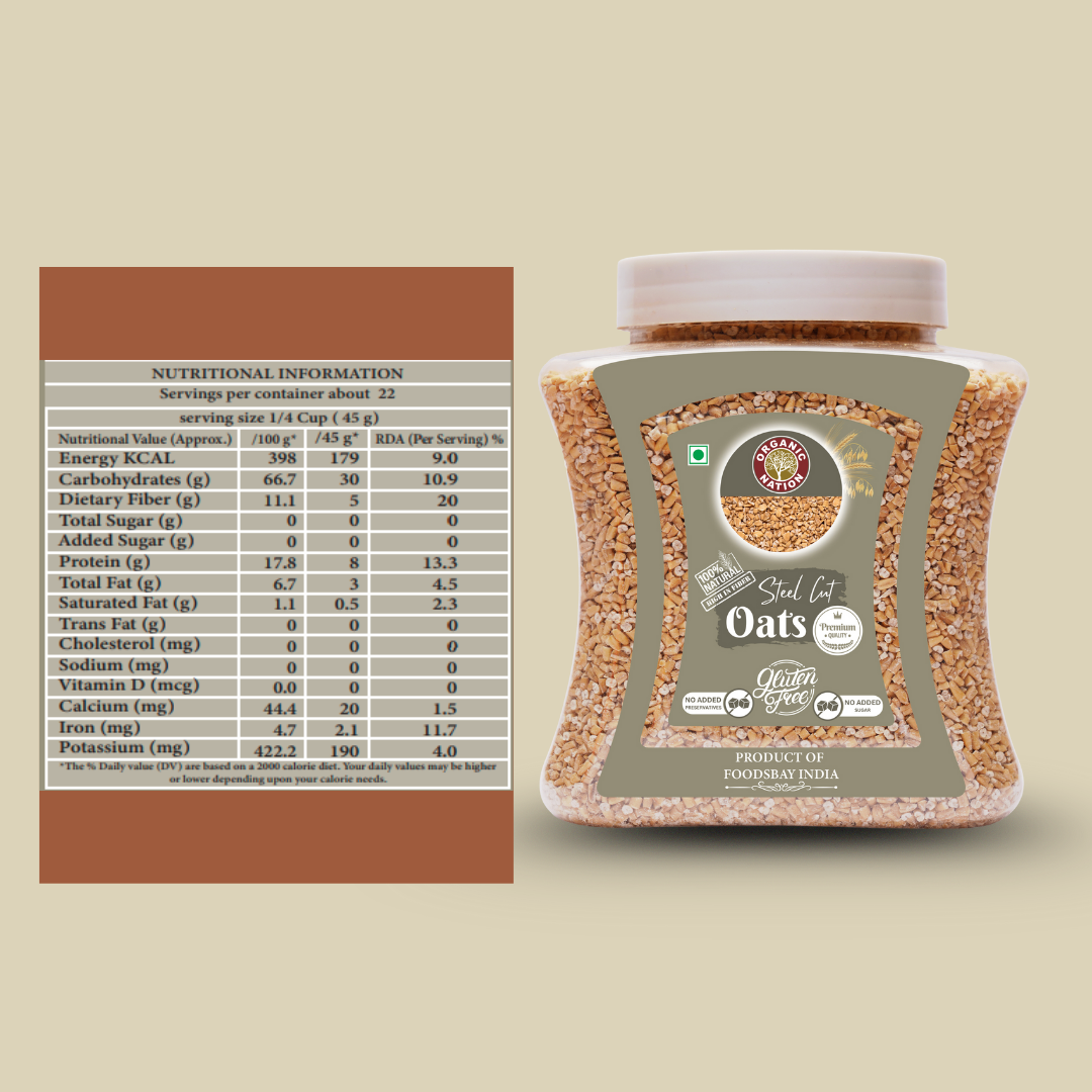 Organic Nation Steel Cut Oats