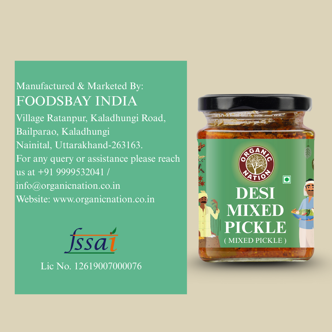 Organic Nation Desi Mixed Pickle