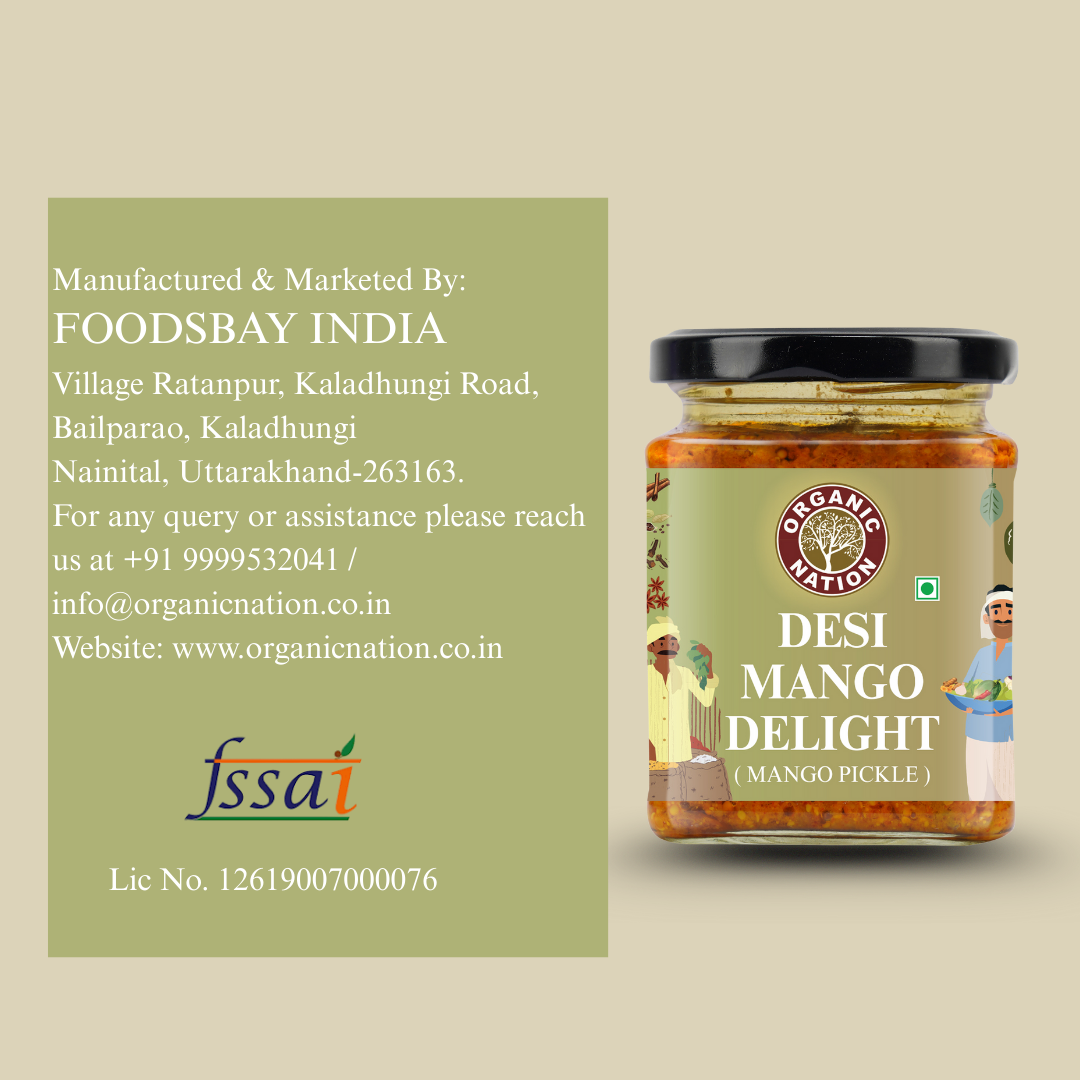 Organic Nation Desi Mango Delight (Mango Pickle)