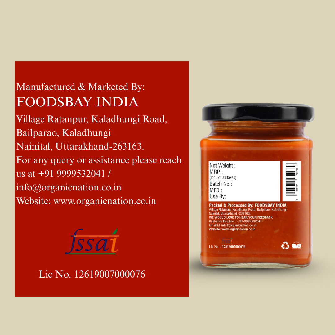 Organic Nation Chilli Garlic Dip (260 GM)