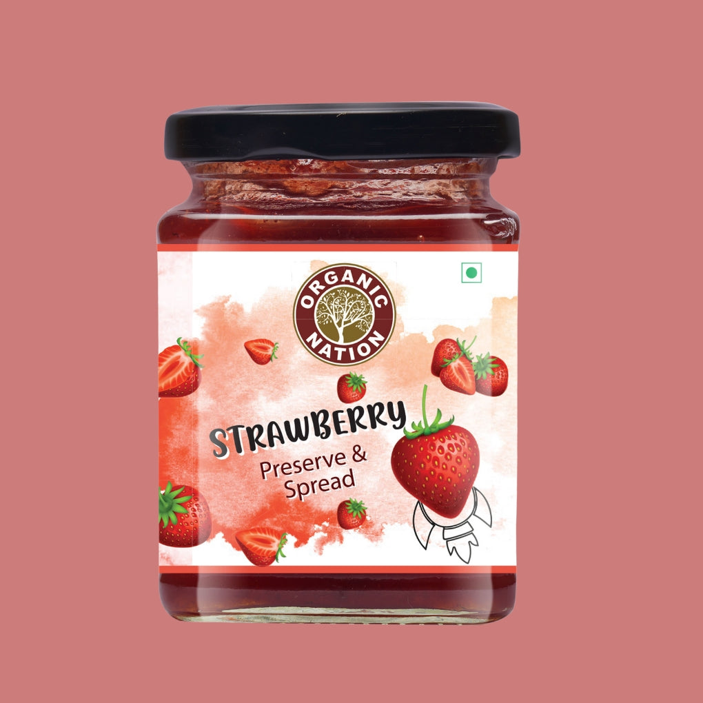 Organic Nation Strawberry Conserve (340 GM)