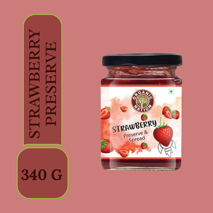 Organic Nation Strawberry Conserve (340 GM)