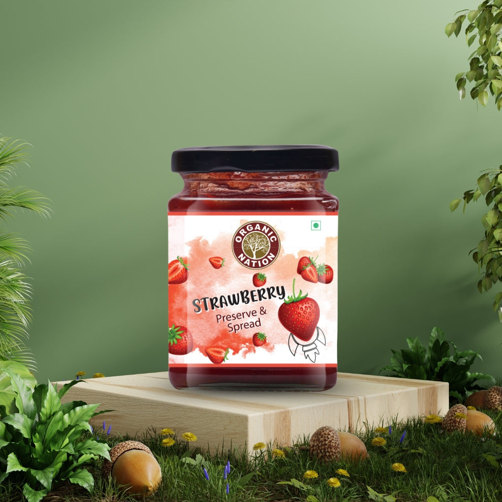 Organic Nation Strawberry Conserve (340 GM)