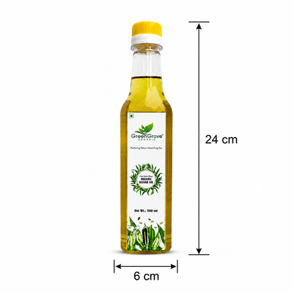 GreenGrove Organic Sesame Oil (White) (500 ML)
