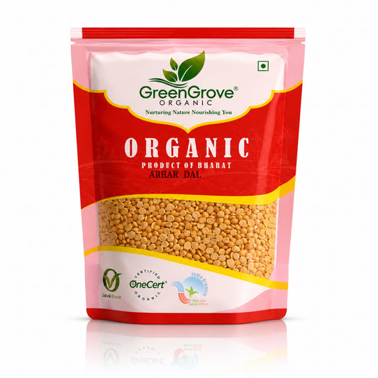 GreenGrove Organic Arhar Dal - Premium Blend of Lentils