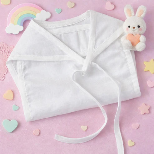 Tiny Tiggy Embroidered Premium Cotton Baby Jhabla with 2 Nappies | For Newborn Boys & Girls