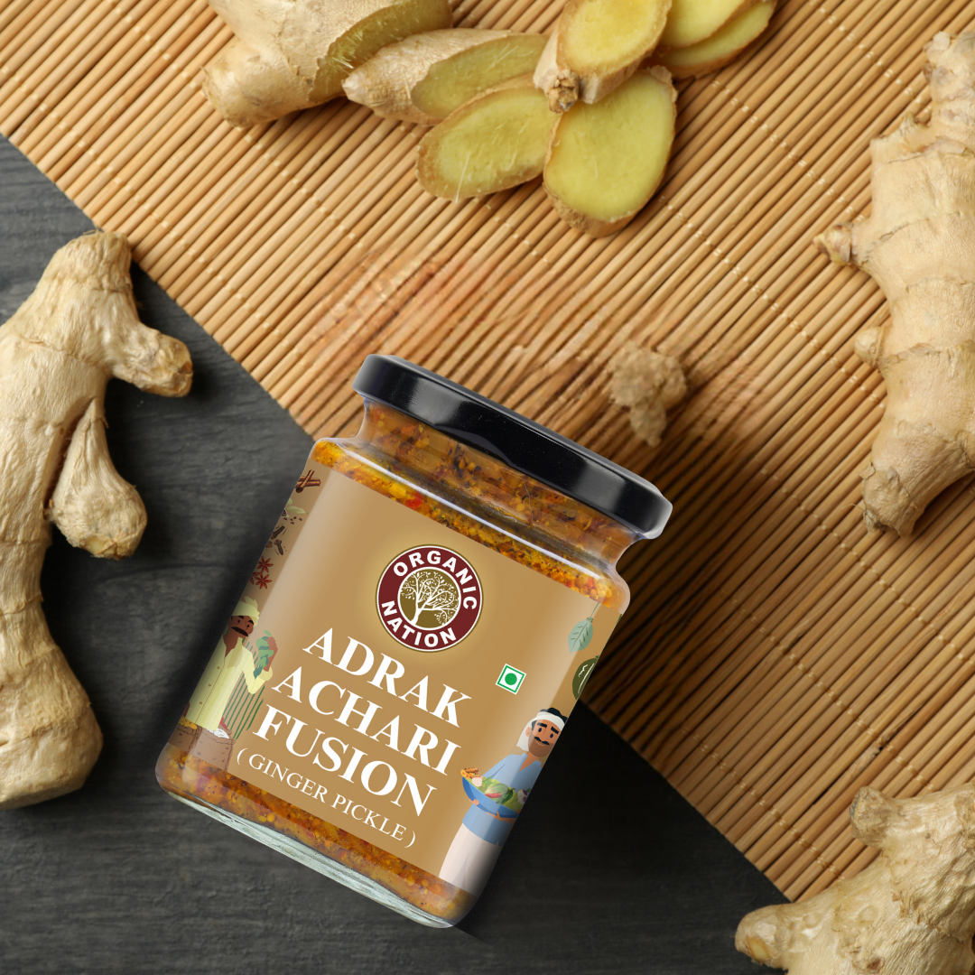 Organic Nation Adrak Achari Fusion (Ginger Pickle)