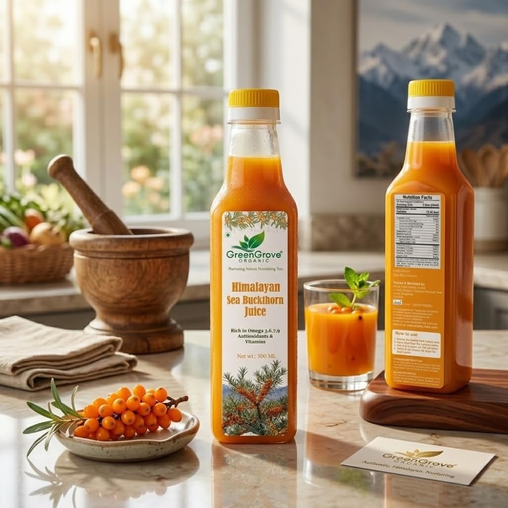 GreenGrove Organic Himalayan Sea Buckthorn Juice (500 ML)
