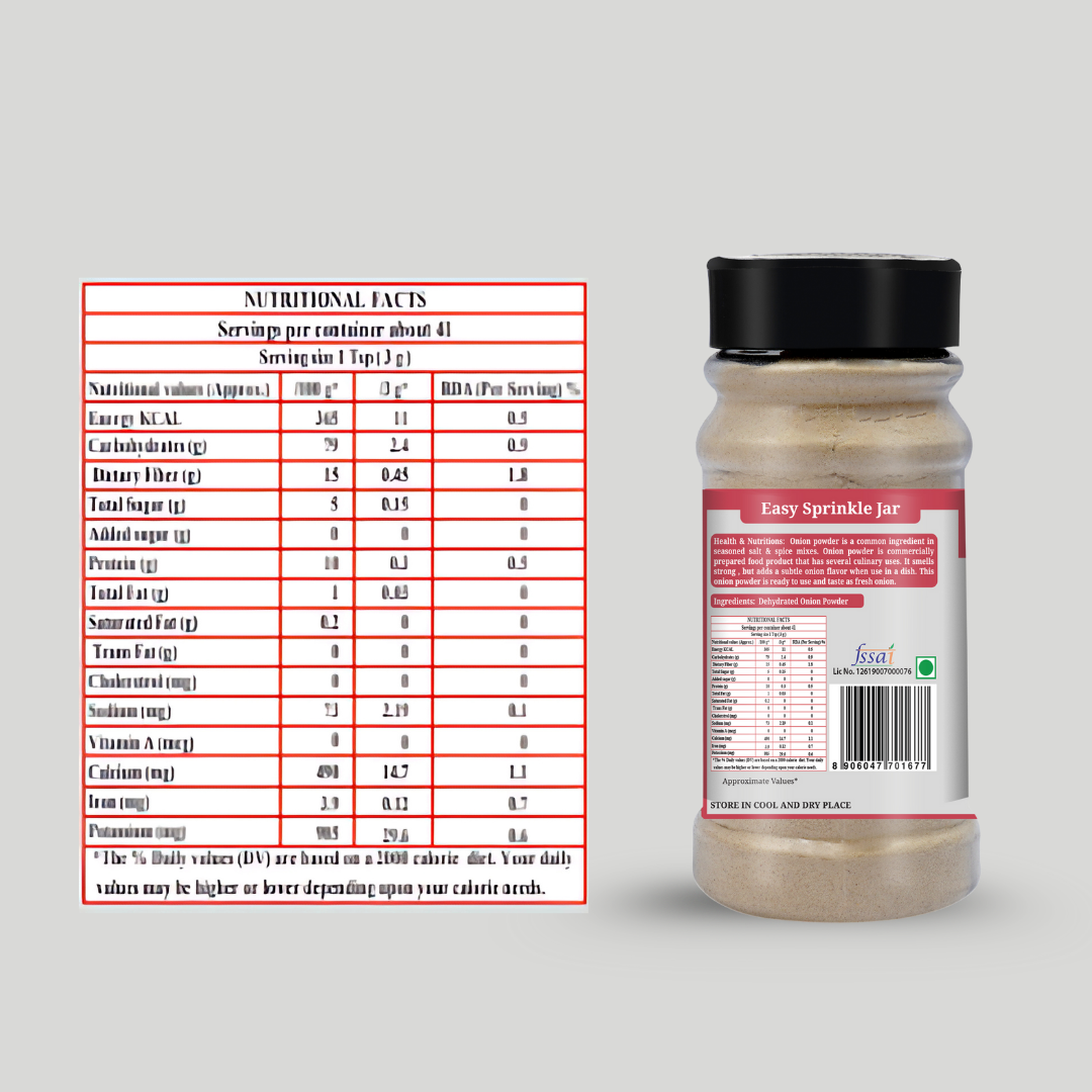 Organic Nation Red Onion Powder