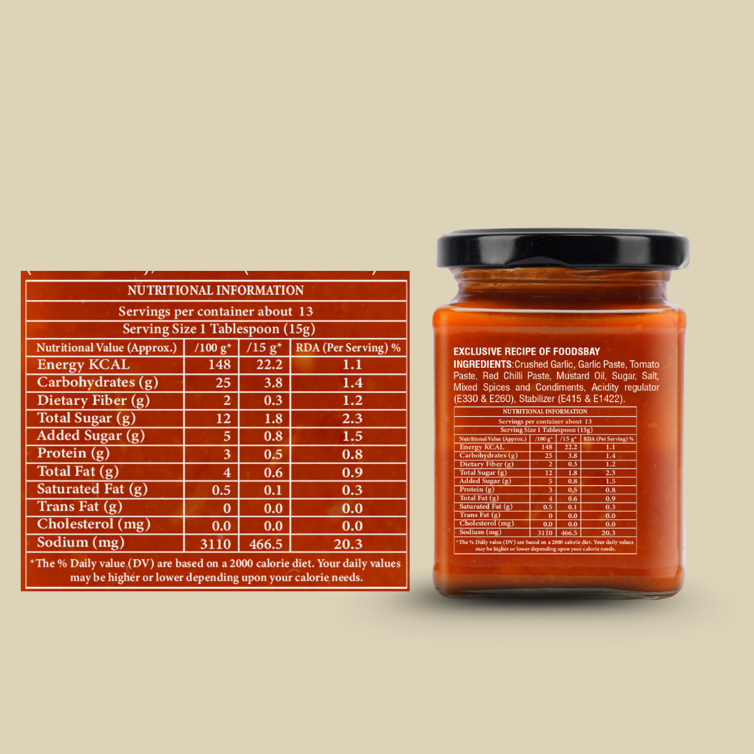 Organic Nation Chilli Garlic Dip (260 GM)