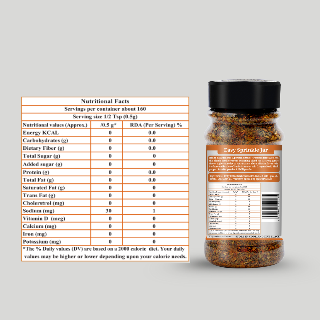 Organic Nation Pizza Seasoning