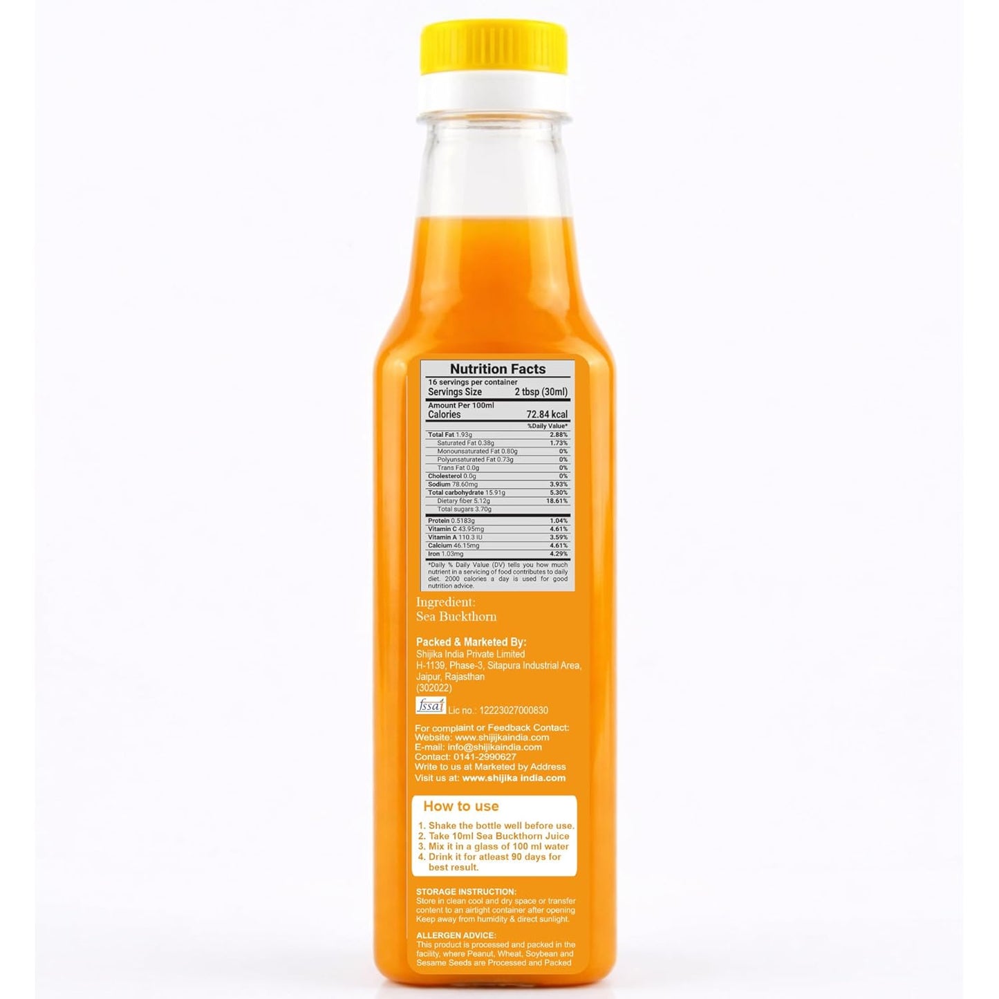 GreenGrove Organic Himalayan Sea Buckthorn Juice (500 ML)