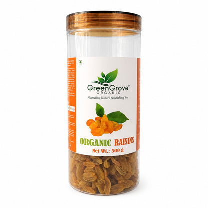 GreenGrove Organic Raisins (500 GM)