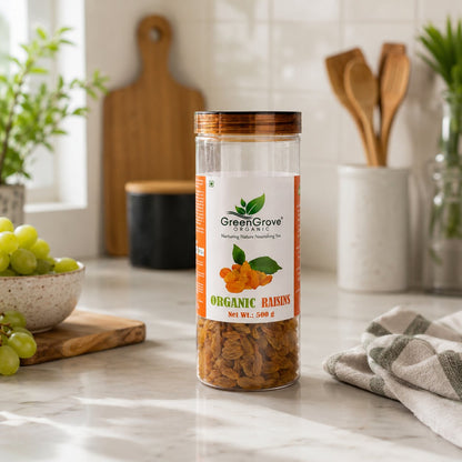 GreenGrove Organic Raisins (500 GM)