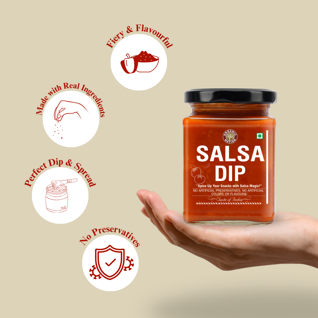 Organic Nation Salsa Dip (260 GM)