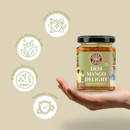 Organic Nation Desi Mango Delight (Mango Pickle)
