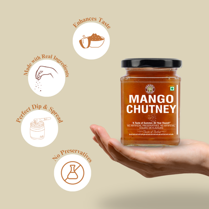 Organic Nation Mango Chutney (300 GM)