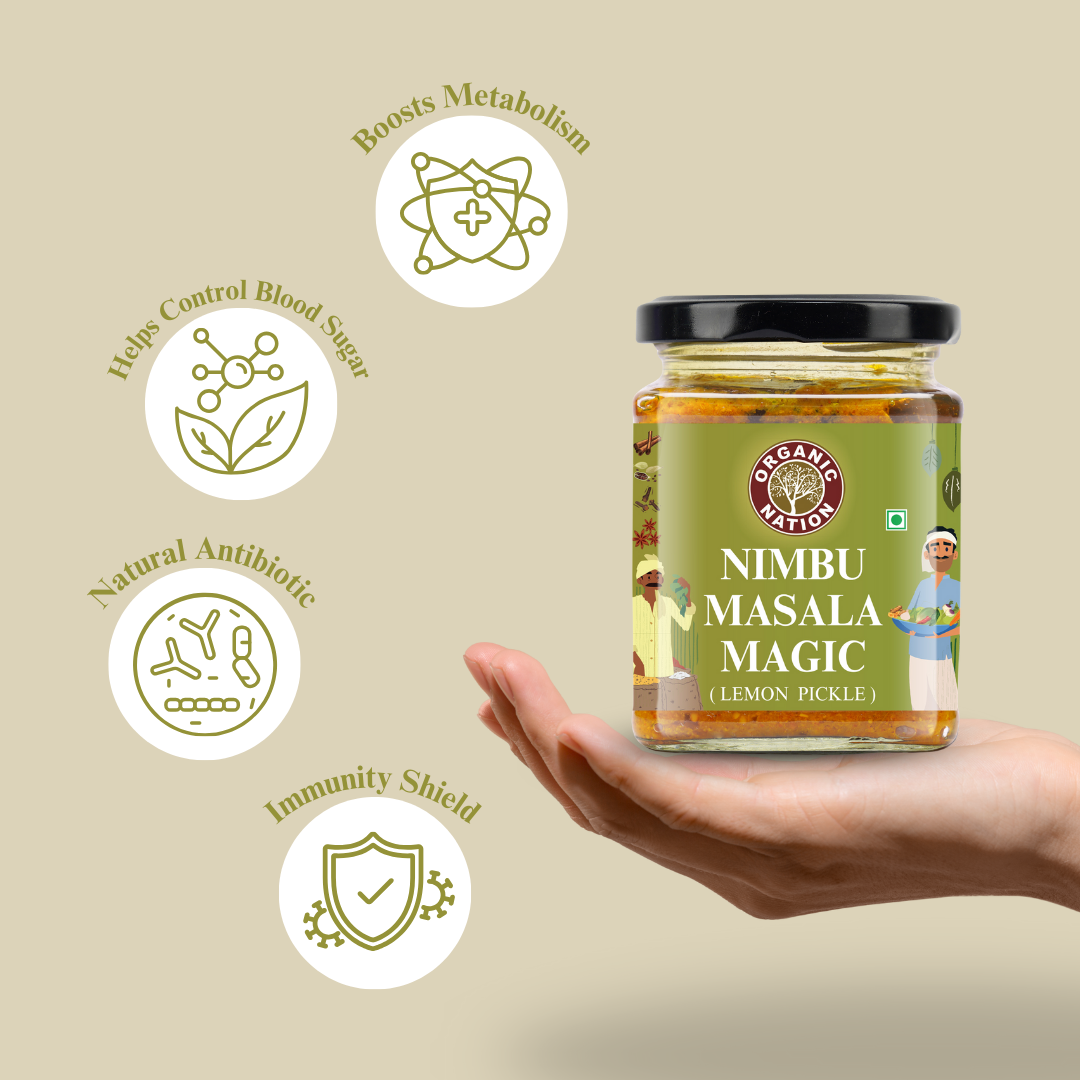 Organic Nation Nimbu Masala Magic (Lemon Pickle)