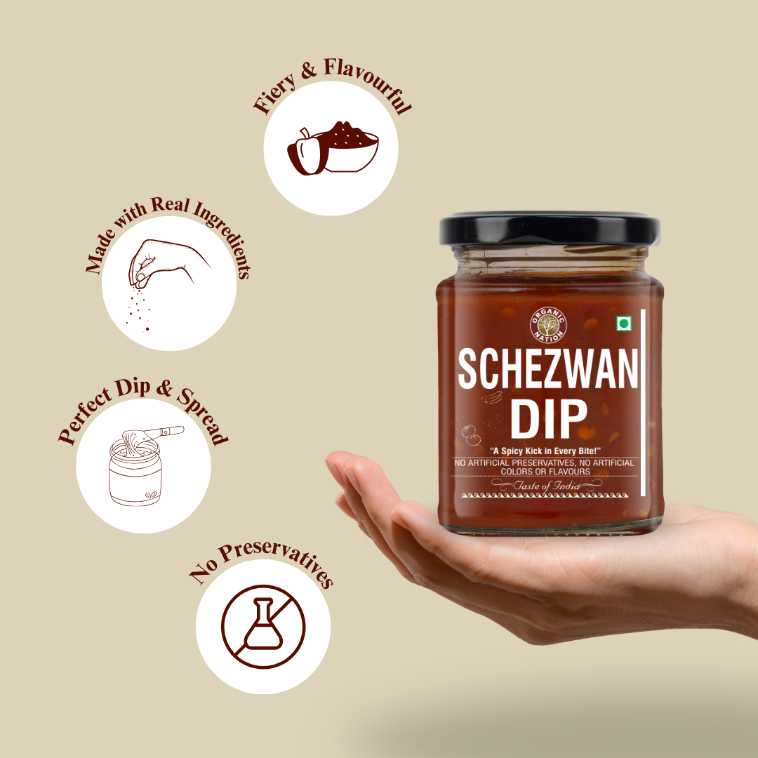 Organic Nation Schezwan Dip (260 GM)