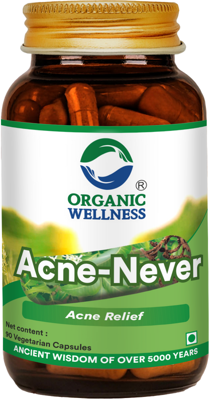 Organic Wellness Acne Never 90 Capsules