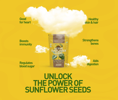 Nourish Organics Active Sunflower Seeds (400 GM)