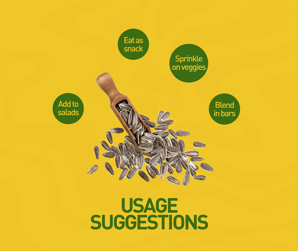 Nourish Organics Active Sunflower Seeds (400 GM)