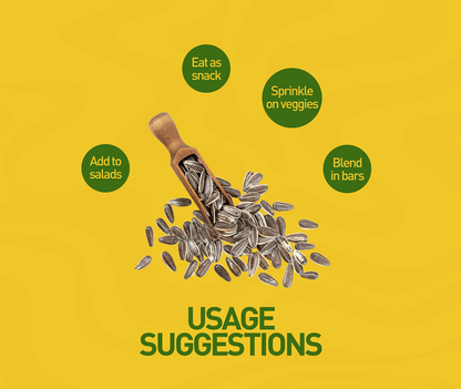 Nourish Organics Active Sunflower Seeds (400 GM)
