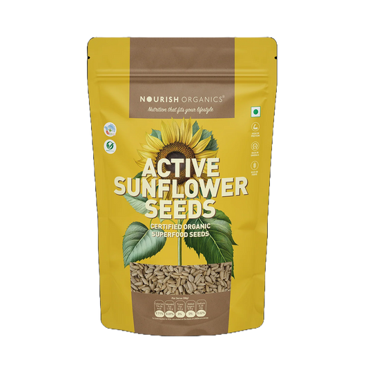 Nourish Organics Active Sunflower Seeds (400 GM)