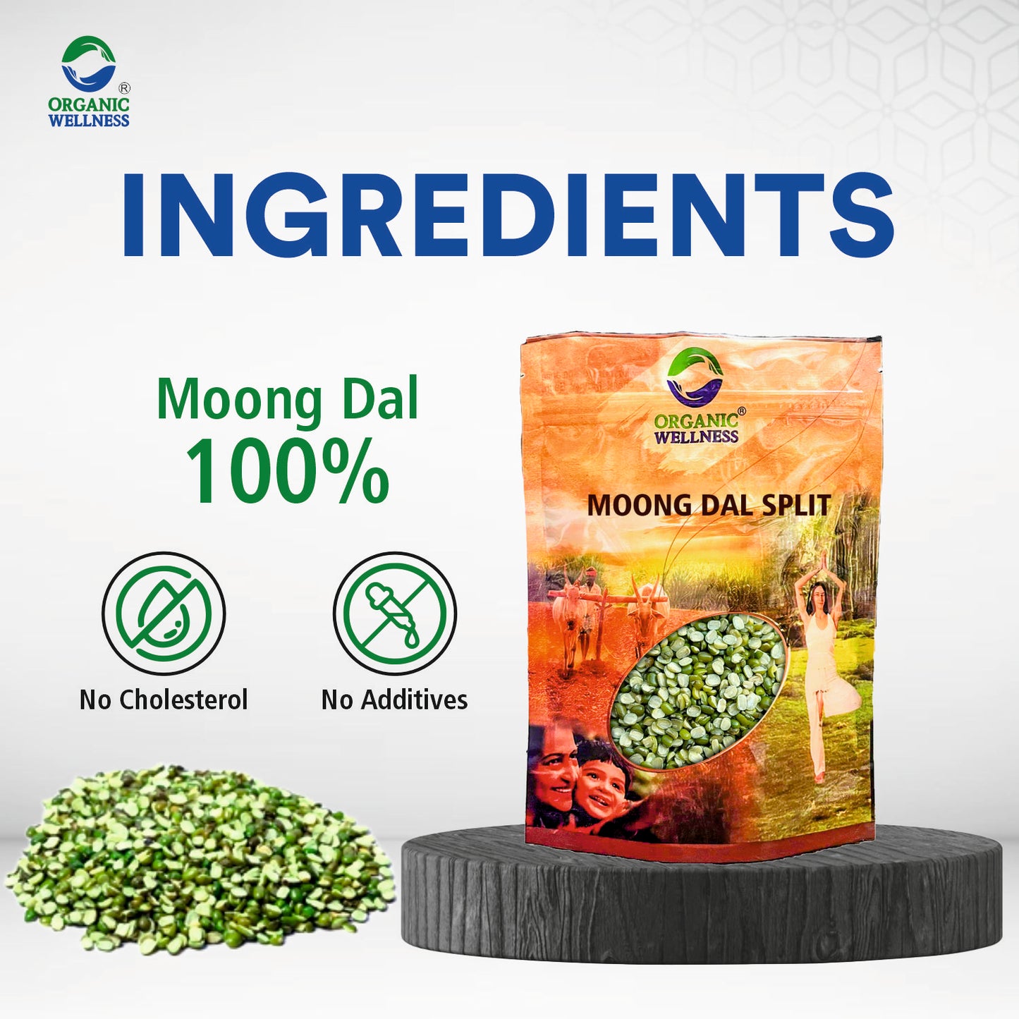 Organic Wellness Moong Dal Split