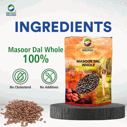 Organic Wellness Masoor Dal Whole