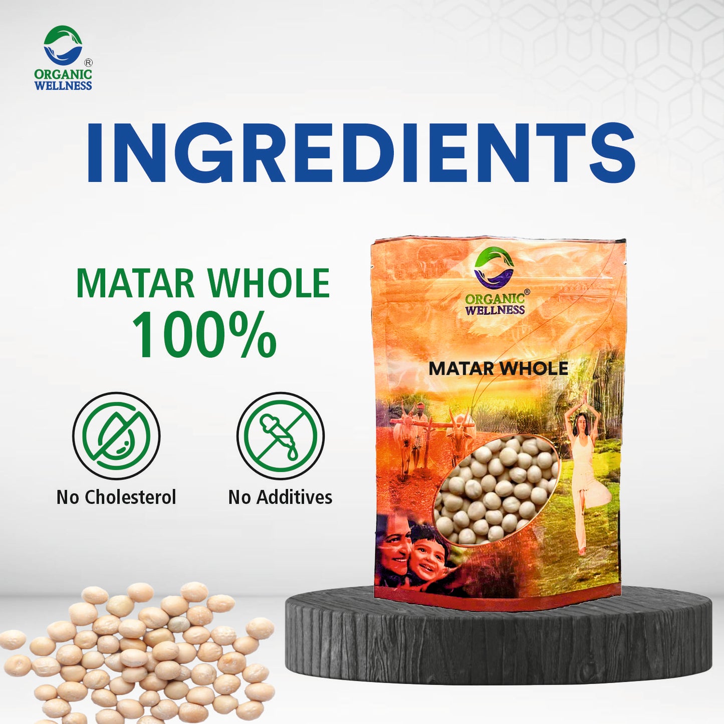 Organic Wellness White Matar Whole