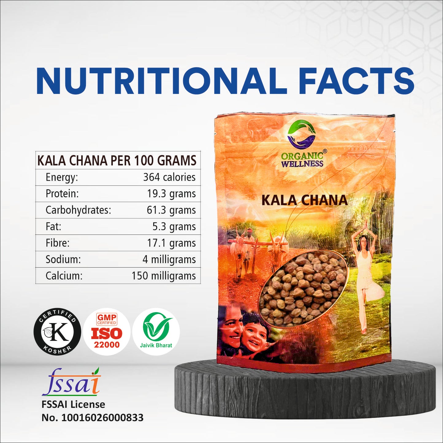 Organic Wellness Kala Chana