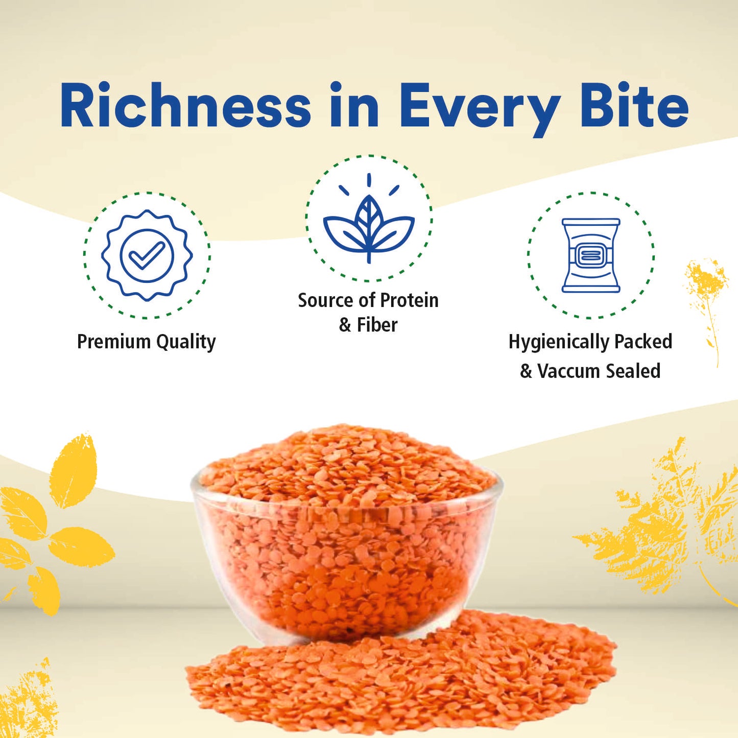 Organic Wellness Masoor Dal Split