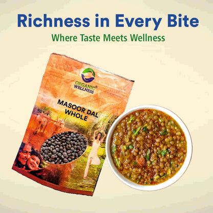 Organic Wellness Masoor Dal Whole