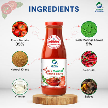 Organic Wellness Chilli Moringa Tomato Sauce