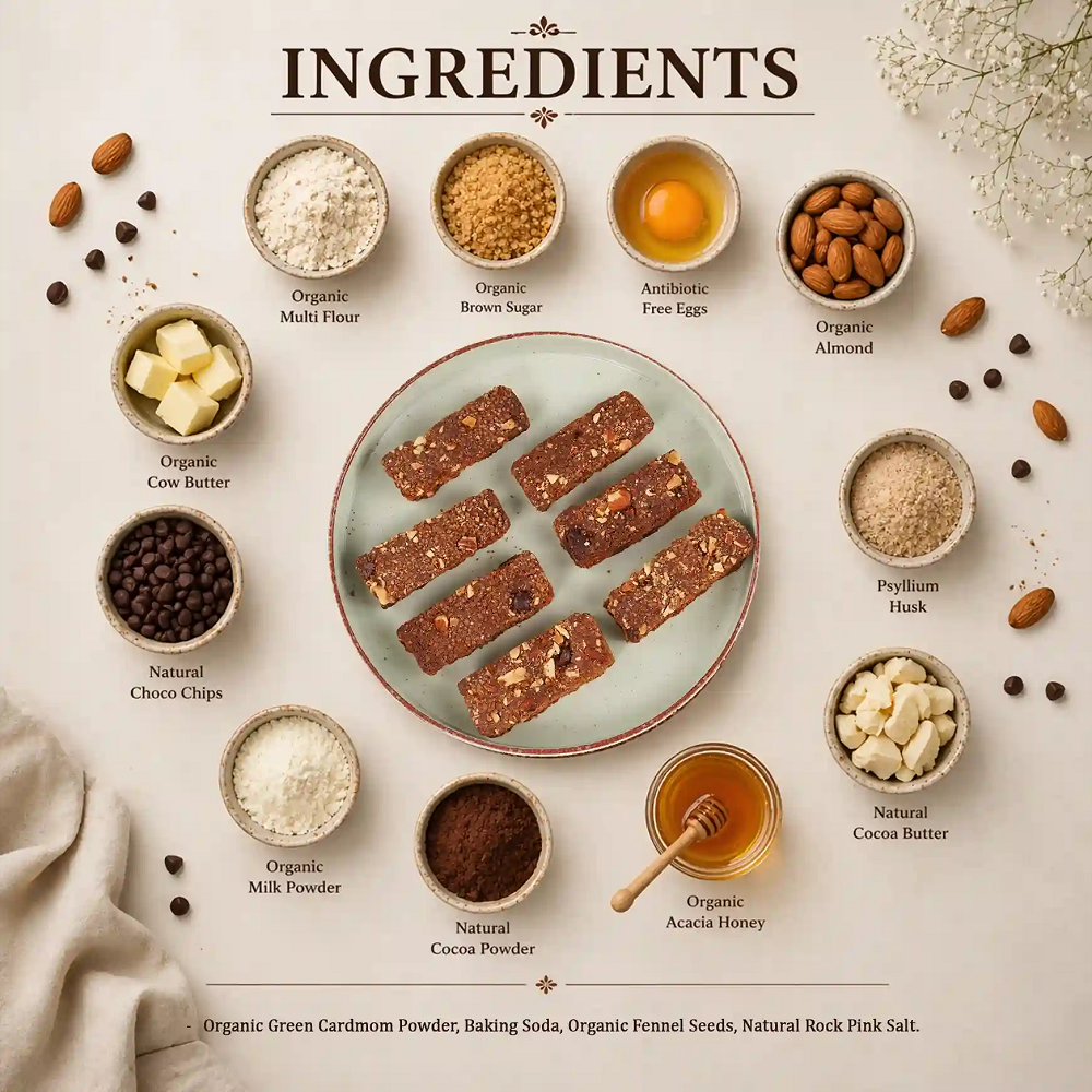 Frissly Almond Chocolate Biscotti (120 GM)