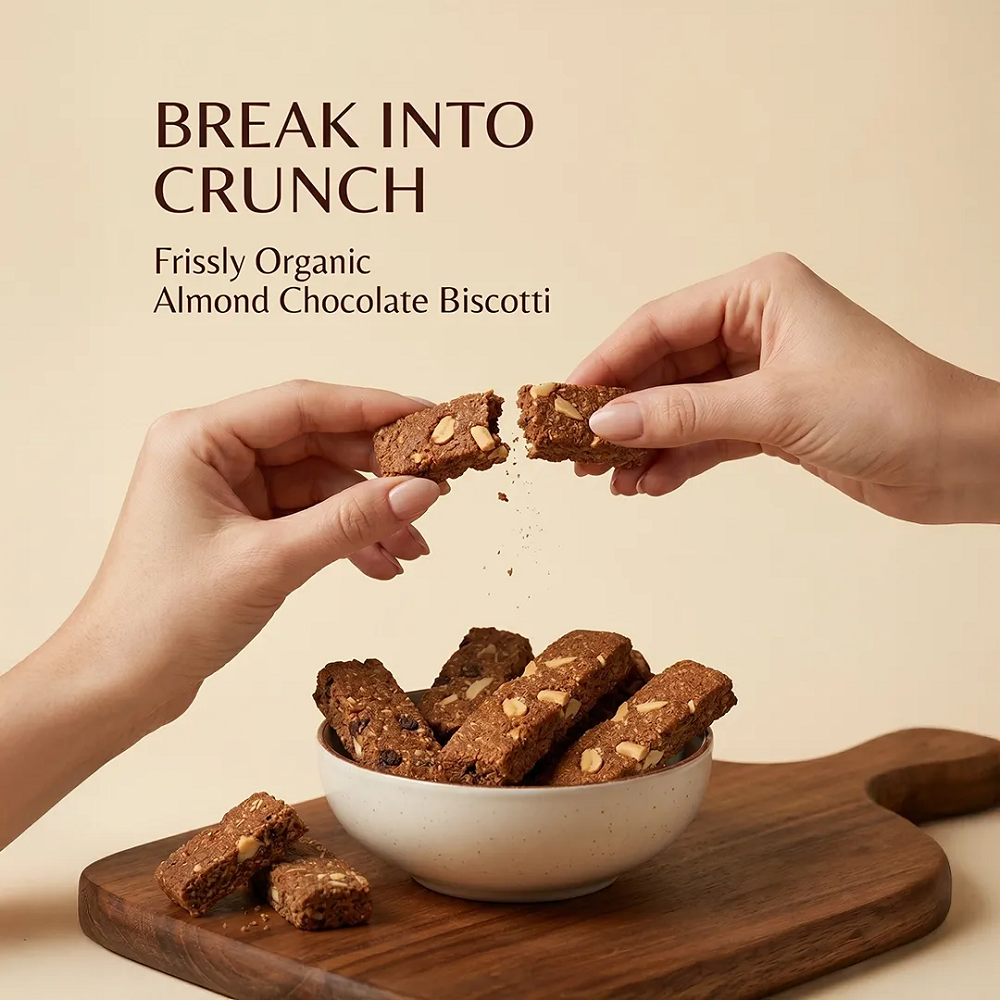 Frissly Almond Chocolate Biscotti (120 GM)