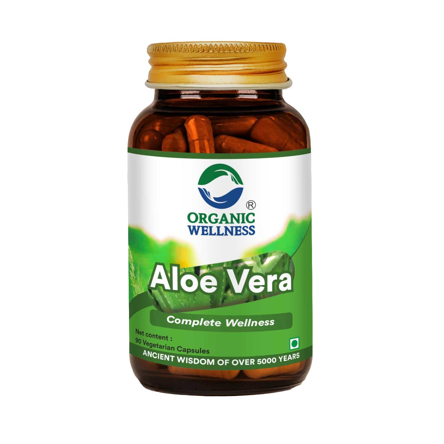 Organic Wellness Aloe Vera 90 Capsules
