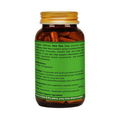Organic Wellness Aloe Vera 90 Capsules