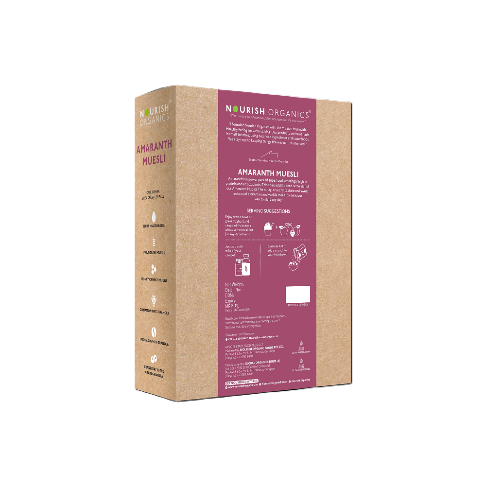 Nourish Organics Amaranth Muesli (280 GM)