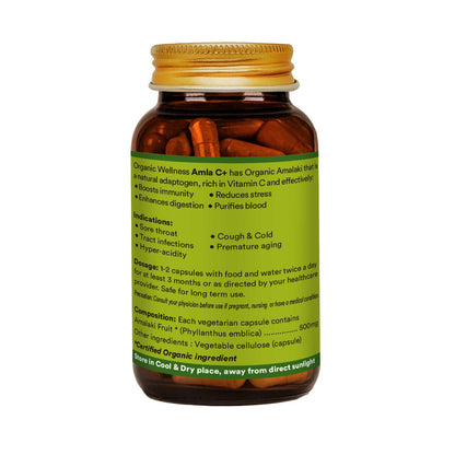 Organic Wellness Amla C+ 90 Capsules